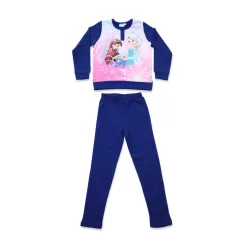 Winter flannel kids pajamas - Frozen - dark blue - 98