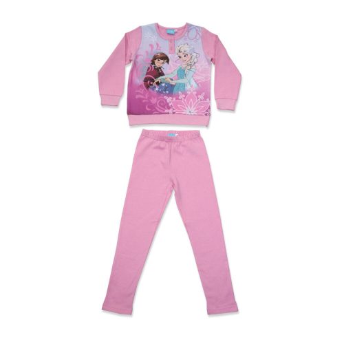 Winter flannel kids pajamas - Frozen - light pink - 140