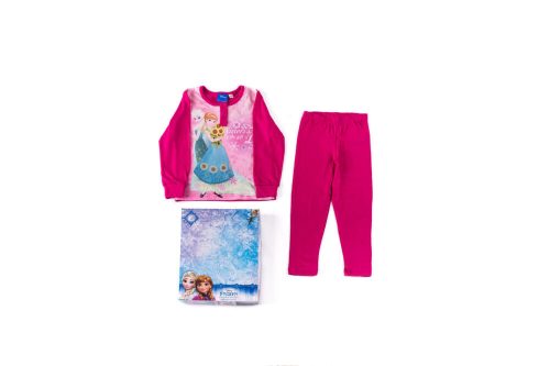Thin long sleeve cotton kids pajamas - Frozen - 104 - pink