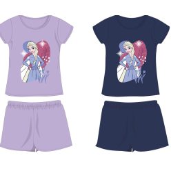   Disney Frozen cotton summer set - t-shirt-shorts set - dark blue - 110