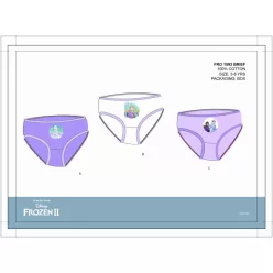 Disney Frozen little girl panties - 3-piece cotton panties