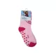 Non-slip kids ankle socks - Frozen - plush - heart patterned - light pink - 23-26