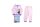 Flannel kids pajamas - Frozen - light pink - 98