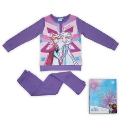   Winter cotton children's pajamas - Frozen - purple - 104