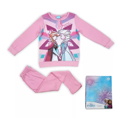 Winter cotton children's pajamas - Frozen - light pink - 116