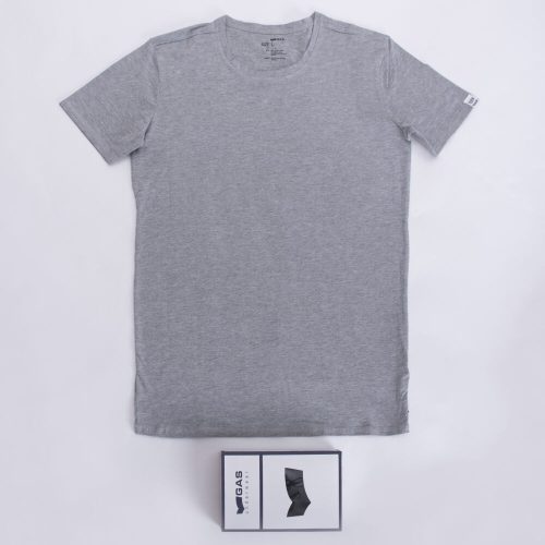 Gas men's short sleeve t-shirt - cotton - grey - M