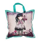 Gorjuss pillow, decorative pillow - 40x40 cm - purple-pink