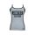Women's cotton two-piece sports lingerie set - sports briefs-spaghetti strap top - gray - S