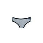 Women's cotton two-piece sports lingerie set - sports briefs-spaghetti strap top - gray - S