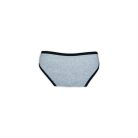 Women's cotton two-piece sports lingerie set - sports briefs-spaghetti strap top - gray - S