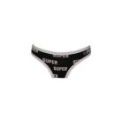 Women's two-piece cotton sports lingerie set - sports briefs-spaghetti strap top - light pink - M