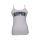 Women's two-piece cotton sports lingerie set - sports briefs-spaghetti strap top - light pink - S