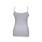 Women's two-piece cotton sports lingerie set - sports briefs-spaghetti strap top - light pink - S