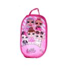 LOL Doll toy storage basket for girls - light pink