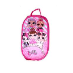 LOL Doll toy storage basket for girls - light pink