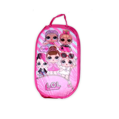 LOL Doll toy storage basket for girls - light pink