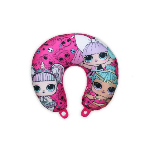 LOL Surprise Doll travel pillow for girls - neck pillow - pink