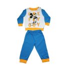 Long thin cotton baby pajamas - Mickey Mouse - One fly guy print - Jersey - navy blue - 92