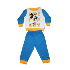  Long thin cotton baby pajamas - Mickey Mouse - One fly guy print - Jersey - navy blue - 92
