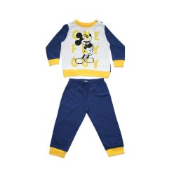   Long thin cotton baby pajamas - Mickey Mouse - One fly guy print - Jersey - dark blue-yellow - 98