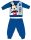 Disney Mickey Mouse baby winter thick pajamas - cotton flannel pajamas - navy blue - 92