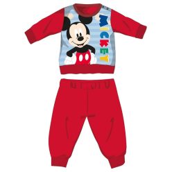   Disney Mickey Mouse baby winter thick pajamas - cotton flannel pajamas - red - 92