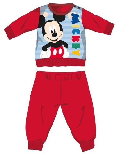 Disney Mickey Mouse baby winter thick pajamas - cotton flannel pajamas - red - 98