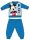 Disney Mickey Mouse baby winter thick pajamas - cotton flannel pajamas - light blue - 92