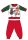 Disney Mickey Mouse baby winter thick Christmas pajamas - cotton flannel pajamas - red-green - 92