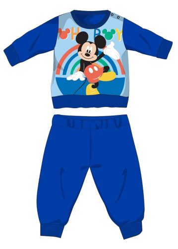 Disney Mickey Mouse baby polar pajamas - winter thick pajamas - navy blue - 92