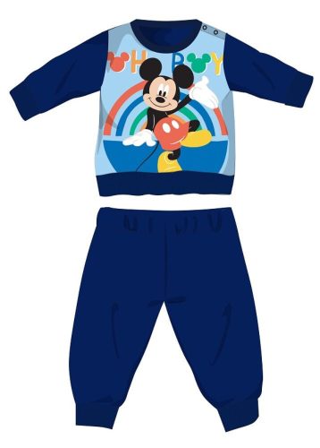 Disney Mickey Mouse baby polar pajamas - winter thick pajamas - dark blue - 92
