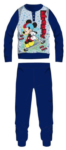 Disney Mickey Mouse winter thick kids pajamas - cotton flannel pajamas - dark blue - 110