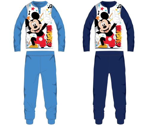 Disney Mickey Mouse cotton jersey children's pajamas - light blue - 104