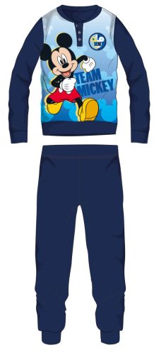 Disney Mickey Mouse polar pajamas - thick winter children's pajamas - dark blue - 110