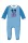 Disney Mickey Mouse baby velour onesie - medium blue-white - for 1-3 month old baby