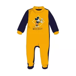   Disney Mickey Mouse baby velour onesie - yellow - for 3-6 month old baby