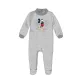 Disney Mickey Mouse baby velour onesie - gray - for 3-6 month old baby