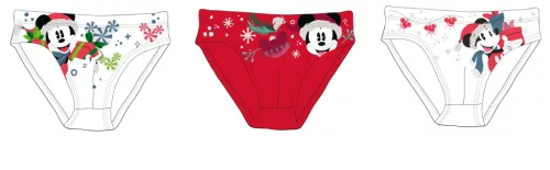 Disney Mickey Mouse Christmas little boy underwear - 3-piece cotton underwear - 98-104