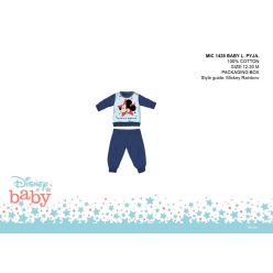   Disney Mickey Mouse baby pajamas - jersey cotton pajamas - dark blue - 80