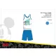 Disney Mickey Mouse summer sleeveless kids pajamas - cotton pajamas