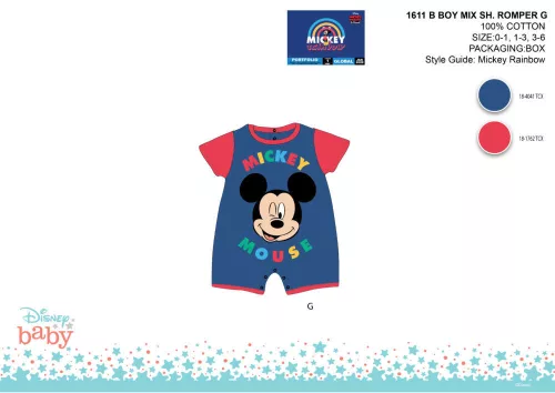 Disney Mickey Mouse baby summer onesie