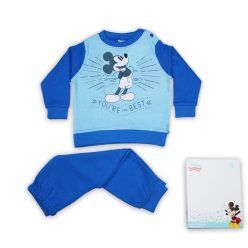   Winter thick cotton baby pajamas - Mickey Mouse - the Best - medium blue - 92