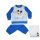 Winter thick cotton baby pajamas - Mickey Mouse - medium blue - 92