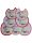 Minnie Mouse baby bib 7 pieces/pack - cotton bib - light pink-pink-dark pink-pink-red-purple-yellow