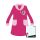 Children's bathrobe - coral - Minnie Mouse - 104 - pink