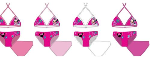 Disney Minnie egér kétrészes fürdőruha kislányoknak - fehér - 110