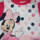 Long thin cotton baby pajamas - Minnie Mouse polka dot - Jersey - pink - 92