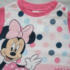 Long thin cotton baby pajamas - Minnie Mouse polka dot - Jersey - pink - 92