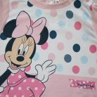 Long thin cotton baby pajamas - Minnie Mouse polka dot - Jersey - light pink - 80