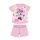 Summer short-sleeved cotton baby pajamas - Disney Minnie Mouse - starry - light pink - 80